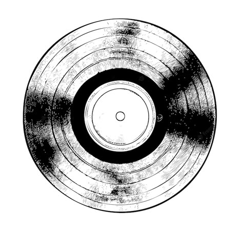 Vinyl Aesthetic Drawing, Vinyl Disc Aesthetic, Vinyl Record Drawing, Records Drawing, Vinyl Disk Aesthetic, Vinyl Sketch, Record Sketch, Disc Drawing, Vinyl Record Illustration