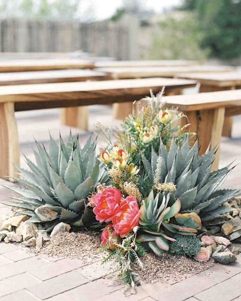 Colorful Desert Festival Wedding Inspiration Wedding Aisles, Desert Festival, Wedding Isles, Coral Peonies, Cactus Wedding, Southwest Wedding, Boda Mexicana, Succulent Wedding, Wedding Palette