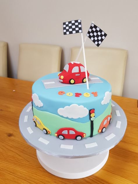 Car Cake 1st Birthday, Car Cake 3rd Birthday, Car 2nd Birthday Cake, Car Cake For 2nd Birthday, Car Theam Birthday Cake, 1st Birthday Cake Car Theme, Cars Bday Cake, Cars And Trucks Birthday Cake, Car Cake 2nd Birthday