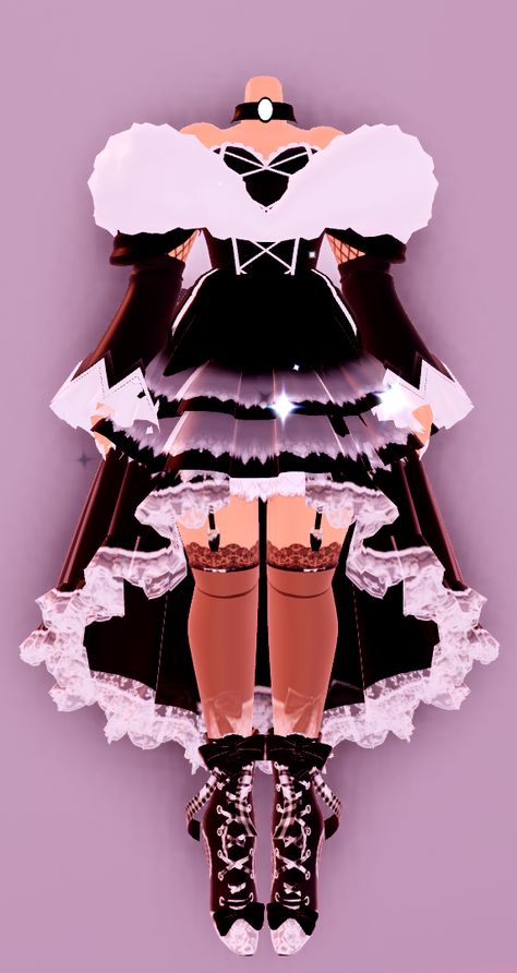 Shadow Dress, Empress Outfit, Princess Royale High Outfits, Royale High Dance Outfits, Royal High Outfit Inspiration, Royal High Winter Outfit Ideas, Royal High Winter Outfits Ideas, Royale High Dress Ideas, Royal High Outfits Ideas Winter