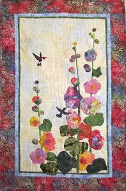 APPLIQUE PAINTBOX-I LOVE APPLIQUE Watercolor Quilt, Landscape Art Quilts, Quilted Wall Hanging, Landscape Quilt, Hanging Quilts, Watercolor Fabric, Flower Quilts, Landscape Quilts, Picture Quilts