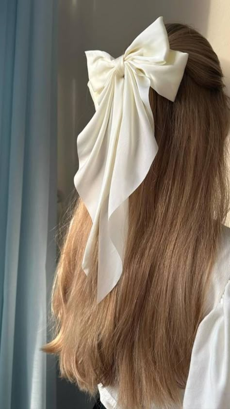 Hair bows are everywhere right now. We've rounded up the best bow hairstyles ideas and hair bows and ribbons to try next. All Brown Hair Color, Style A Mullet, Ballet Outfit Ideas, Hairstyles Designs, Aurora Aesthetic, Summer Hairstyles For Men, Bow Hairstyles, Diana Barry, Ballet Outfit