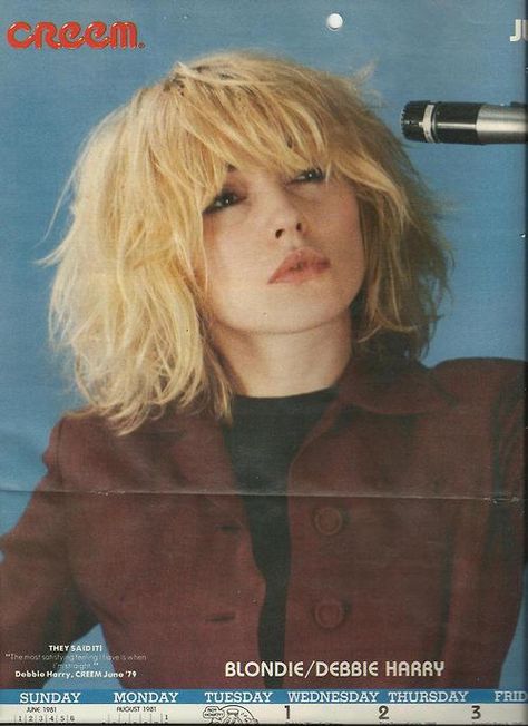 Creem Magazine, Debbie Harry, Blonde Hair, A Woman, Blonde, Magazine, Hair