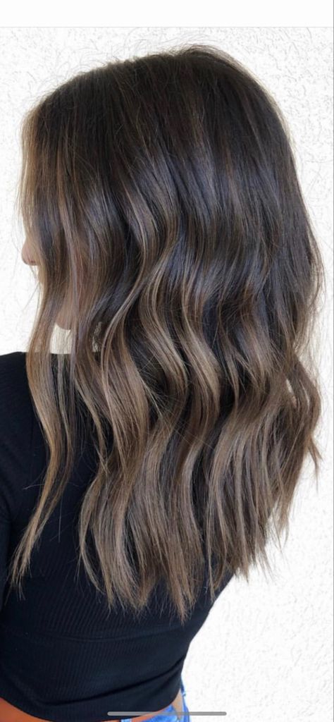 Medium Ash Brown Hair, Shadow Roots Hair, Shadow Roots, Brunette Roots, Ash Brown Hair, Balayage Hair Dark, Ash Brown, Hair Color And Cut, Spring Hairstyles