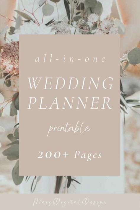 Wedding Planner Printable Wedding Planner Template Wedding Planner Binder Wedding Planning Book Wedding Planner Aesthetic, Wedding Binder Organization, Wedding Binder Printables, Bridal Shower Planner, Wedding Planner Printable, Free Wedding Planner Printables, Digital Wedding Planner, Wedding Itinerary Template, Wedding Planner Guide