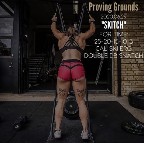 Proving Grounds Training on Instagram: “2020.06.29 Monday “SKITCH” For Time: 25-20-15-10-5 Calorie Ski Erg Double DB Snatch (35|20# Each) • Who thinks they can crush this in under…” Ski Erg Workout Crossfit, Ski Erg Workout, Crossfit Workout Plan, Hyrox Training, Wod Workouts, Hybrid Training, Kettlebell Workouts, Wod Workout, Crossfit Workout