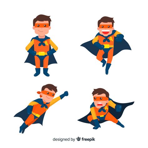 Kid Reference, Red Superhero, Storyboard Drawing, Superman Costumes, Superhero Cartoon, Superhero Kids, Person Cartoon, Children's Illustration, Superhero Characters