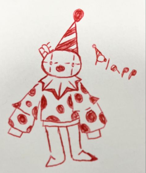 Clown doodle Clown Doodles, Creepy Plants, School Doodle, Cute Clown, Circus Theme, Simple Doodles, Brighten Your Day, Doodles, Halloween