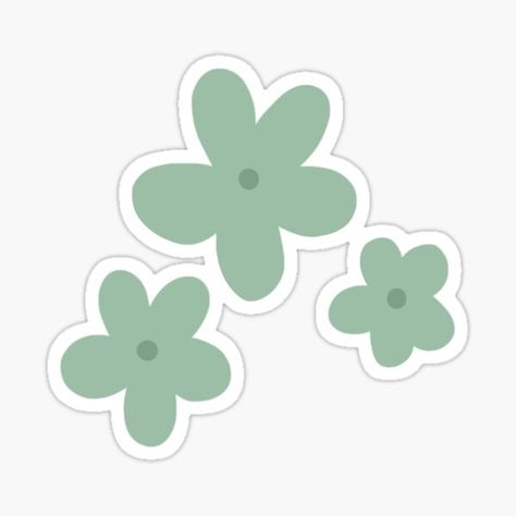 "Cute Pastel Sage Green Minimalist Flower Design" Sticker for Sale by MagicallyStagey | Redbubble Pastel Sage Green, Minimalist Sticker, Minimalist Pastel, Green Minimalist, Sage Green Floral, Minimalist Flower, Green Sticker, Baby Shower Stickers, Minimalist Flowers