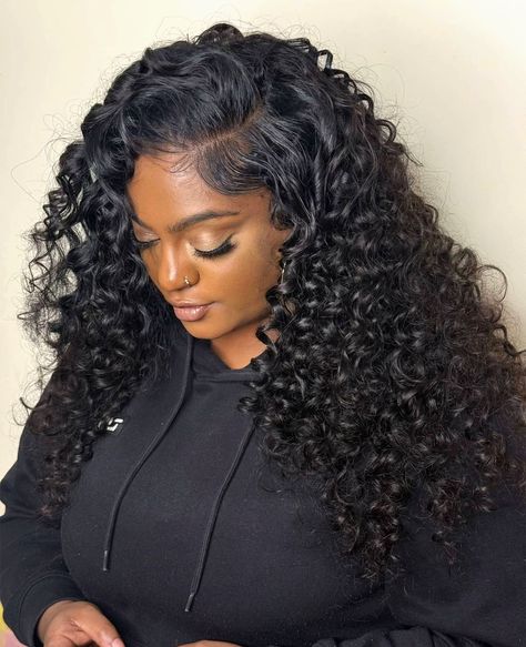 Hair: SD loose wave bundles styles with a curling wand for by @sew.tress⁠ with a Side Part Traditional Sew-In⁠ 😍 #hairvirginity⁠ Bundles Styles, Loose Wave Bundles, Curling Wand, Wand Curls, Side Part, Sew In, Loose Waves, Bundles, Hair