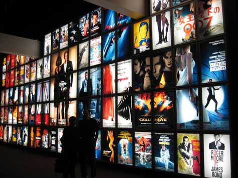 james bond collage Backlit Art, Movie Poster Display, Movie Theater Aesthetic, Theater Aesthetic, James Bond Movie Posters, 3d Animator, Art Gala, Light Movie, Light Box Sign