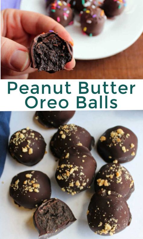 Boozy Truffles, Truffle Cookie, Dessert Balls, Chocolate Cake Ideas, Cake Recipe Chocolate, Brownie Vegan, Cookie Truffles, Peanut Butter Oreo, Candy Ideas