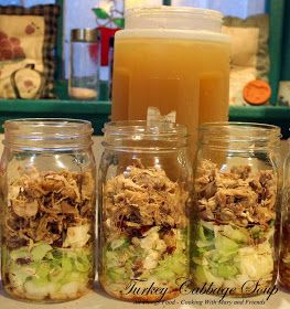 Cabbage Canning Recipes, Canning Turkey Meat, Pressure Canning Recipes Meals, Canning Soups And Stews, Canning Cabbage Soup, Canning Meals In A Jar Pressure, Canning Stew, Canning Cabbage Recipes, Canning Machine