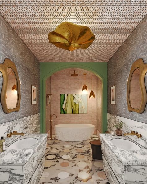 kips bay dallas 2024 room renderings champagne designs Lisa Henderson, Kips Bay Showhouse, Citrus Garden, Show House, Landscaping Company, Gathering Space, Brown Interior, Street Design, French Interior