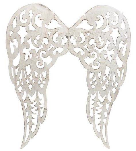 17.75″ Filigree Angel Wings Wing Mural, Angel Wings Decor, Glass Angels, Diy Angel Wings, Angel Wings Wall, White Angel Wings, Wreath Making Supplies, 카페 인테리어 디자인, White Angel