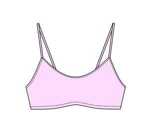 Free Sewing Patterns For Women, Bralette Sewing Pattern, Activewear Pattern, Women's Sewing Patterns, Sewing Patterns For Women, Bralette Pattern, Sports Bra Pattern, Sewing Lingerie, Free Sewing Pattern