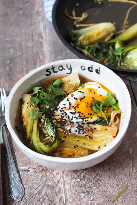 Pak Choi Recipe, Tomato Tarte Tatin, Fennel Pasta, Garlic And Ginger, Roasted Cabbage, Pak Choi, Vegetarian Cabbage, Food To Cook, Food Vegetarian