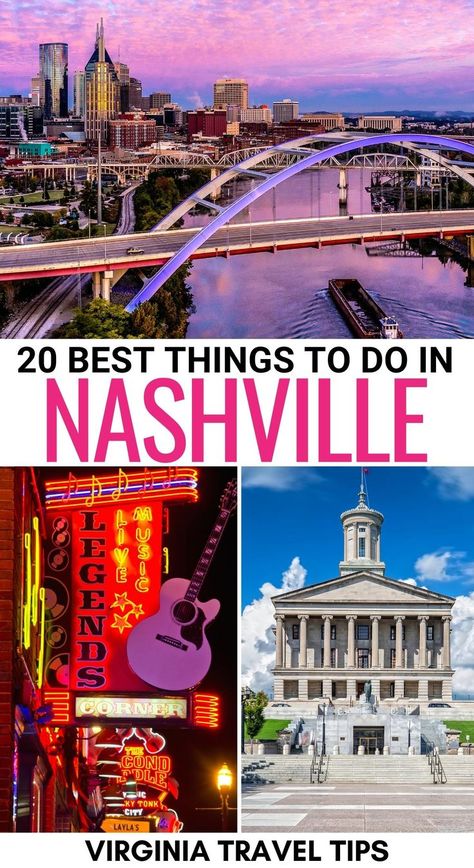 Nashville Bucket List, To Do Nashville, Nashville Coffee Shops, Christmas In Nashville, Nashville Things To Do, Nashville Attractions, Nashville Tennessee Vacation, Nashville Tours, Nashville Museums