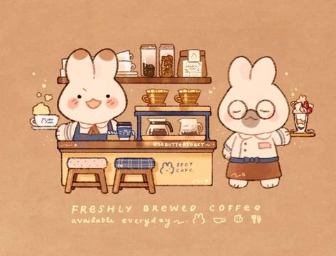 귀여운 음식 그림, Food Artists, Posca Art, Cute Food Drawings, Cute Cafe, Cute Food Art, Brewed Coffee, Food Drawing, Cute Little Drawings