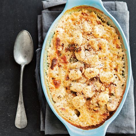 Gnocchi with Taleggio, Pancetta and Sage - serve with salad and garlic bread Baked Gnocchi, Pasta Party, Grain Recipes, William Sonoma, Gnocchi Recipes, Rice Grain, Pasta Rice, Pasta Noodles, Nom Nom Nom