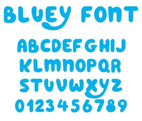 Bluey Font FREE download - Fontz.Co bold fonts, retro typography, vintage graphic design, lettering alphabet fonts, lettering fonts alphabet, typography alphabet, typography alphabet fonts #typographyfonts, #retrofont, #funfonts, #fontideas, #modernfonts 👉 Visit our site for the full collection of fonts Bluey Letters Printable, Bluey Font Letters, Free Bluey Font, Bluey Alphabet Letters, Fonts Alphabet Vintage, Vintage Fonts Alphabet, Fonts Retro, Alphabet Typography, Timeless Font