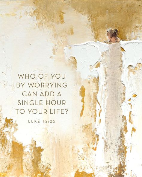 Bible Verse for Encouragement | Who of you by worrying can add a single hour to your life? Luke 12:25 Such a good reminder to look to Jesus and to TRUST HIM instead of worrying about the things of this world. Click to follow @anneneilsonhome on Instagram Bible Verse For Encouragement, Verse For Encouragement, Worry Bible Verses, Luke 12, Encouraging Bible Verses, Romans 12, Bible Teachings, Prayer Quotes, Scripture Quotes