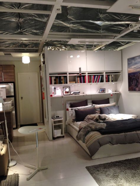 design dump: 3 things you can learn from an ikea showroom Ikea Bedroom Showroom, Ikea Showroom Living Room, Ikea Showroom Bedroom, Ikea Showroom, Ikea Interior, Box Room, Ikea Bedroom, Bedroom Space, Bedroom Decor Design