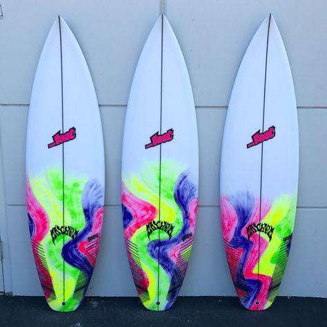 Surfboard Graphics, Surf Board Ideas, Surfboards Artwork, Surfboard Art Design, Lost Surfboards, Surfboard Painting, Paddle Surf, Doodles Ideas, Custom Surfboards