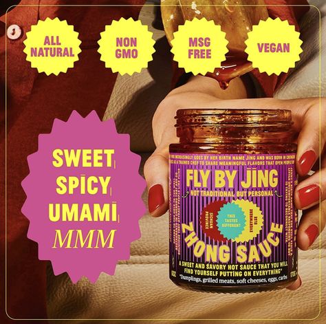 Natural, delicious, MSG free vegan sauce. Soooo good! Fly By Jing, Sichuan Chili Oil, Vegan Sauce, Easy Stir Fry, Stir Fry Sauce, Vegan Sauces, Chili Oil, Sweet Chili Sauce, Sweet Chili