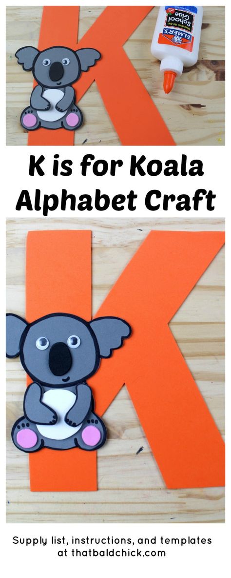 A Alligator Craft, K Is For Koala, Alligator Craft, Behavior Sticker Chart, Sticker Chart Printable, Letter K Crafts, Alligator Crafts, Koala Craft, A Alligator