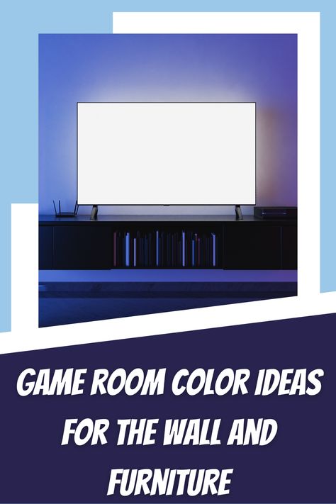 Now, this is a game room! Check out these awesome color ideas for your next game room remodel. From walls to furniture, we've got you covered. And don't forget the accessories! A few well-placed pieces can really pull the whole look together. So get inspired and start planning your dream game room today. Game Room Paint Colors, Game Room Paint Ideas, Dream Game Room, Room Color Ideas, House Painting Tips, Best Wall Colors, Best Gray Paint, Best Gray Paint Color, Gamer Bedroom