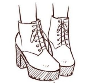 Drawing High Heels, Clothes Sketches, Drawing Shoes, Drawing Ideas List, Shoe Designs, Basic Drawing, Shoes Drawing, Cameron Dallas, Cute Sneakers