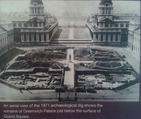 Greenwich Palace uncovered Greenwich Palace, Uk Castles, English Monarchs, Old Greenwich, Greenwich London, Tudor Dynasty, Tudor Era, Isle Of Dogs, History Of England