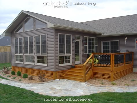 Small House Additions, 4 Season Room Addition, Ranch House Additions, Mobile Home Addition, Family Room Addition, Screened Porch Designs, 3 Season Room, 4 Season Room, Four Seasons Room