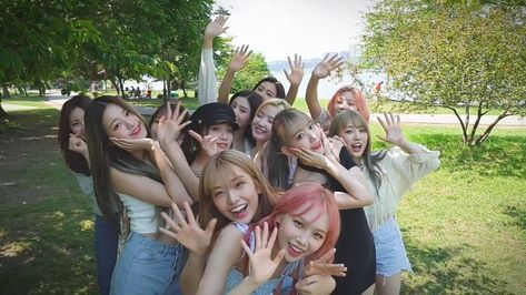 Iz*one Group Photo, Izone Ot12, Oneiric Diary, Iz*one Ot12, Miss U So Much, Beige Icons:), Best Friend Photos, I Miss U, Always Love You