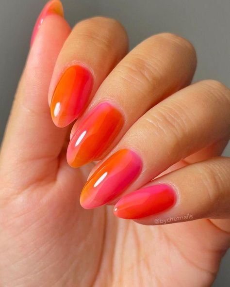 Jelly Nail Ideas, Jelly Sandwich Nails, Nails Jelly, Urban Nails, Kpop Nails, Nails Korean, Jelly Nail, Nails Tutorial, Nails Green