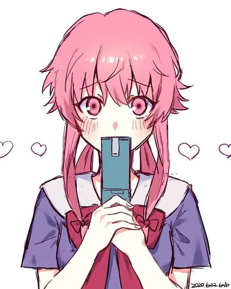 484 個讚，6 則留言 - Instagram 上的 愛❀~（@kawaii.kandi）：「 's post ➺ °.•❀•.° Yuno Gasai 💕 ➺ ✿Artist: 6sb ❀Source: pixiv.net ✿First like 👉 @wena_mako o(>‿<✿) ➺… 」 Future Diary Yuno, Yuno Mirai Nikki, Yuno Gasai Anime, Yuno Gasai Cosplay, Future Diaries, Mirai Nikki Future Diary, Gasai Yuno, Yandere Girl, Yuno Gasai