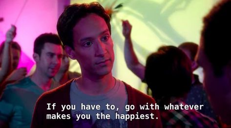 Community Show Quotes, Abed Nadir Quotes, Community Quotes Tv Show, Nbc Community, Troy And Abed, Community Memes, Community Quotes, Netflix Quotes, Reaction Photos