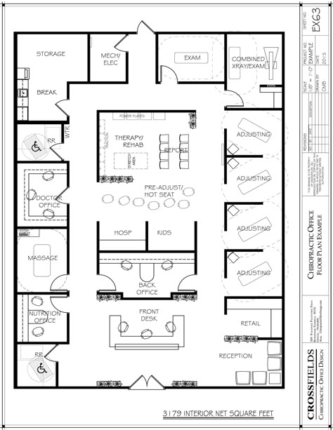 Semi-Open Plan with Private Doctors Office Clinic Photography, Exam Template, Hospital Floor Plan, Chiropractic Office Design, Medical Clinic Design, Hospital Design Architecture, Doctor Office Design, Hospital Plans, Office Floor Plan