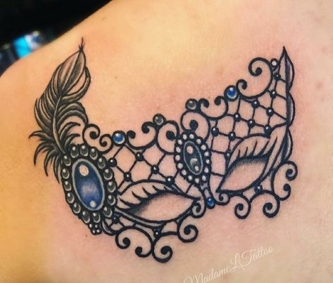 Mardi Gras Mask Tattoo, Venetian Mask Tattoo, Masquerade Mask Tattoo, Jewel Tattoos, Mask Tattoos, Dragon Tattoo Ideas, Mannequin Model, Jewel Tattoo, Tattoo Board