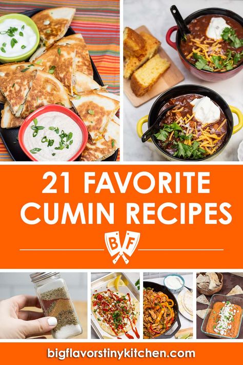 I'm always looking for new ways to use cumin in the kitchen. This collection of 21 favorite cumin recipes is sure to come in handy! | 21 Favorite Cumin Recipes | Recipes With Cumin, Curcumin Recipes, Cumin Recipes Healthy, Cumin Seeds Recipes, Chicken Cumin Recipe, Recipes With Cumin Powder, Corriander Recipes, Cumin Beef, Cumin Substitute