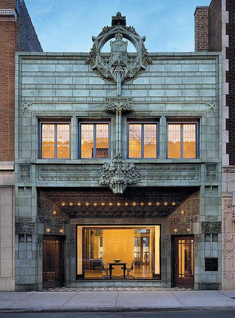 Fine Arts Building Chicago, Louis Sullivan, Environment Reference, Chicago School, Design Motifs, Landmark Buildings, Chicago Architecture, Art Deco Architecture, The Windy City