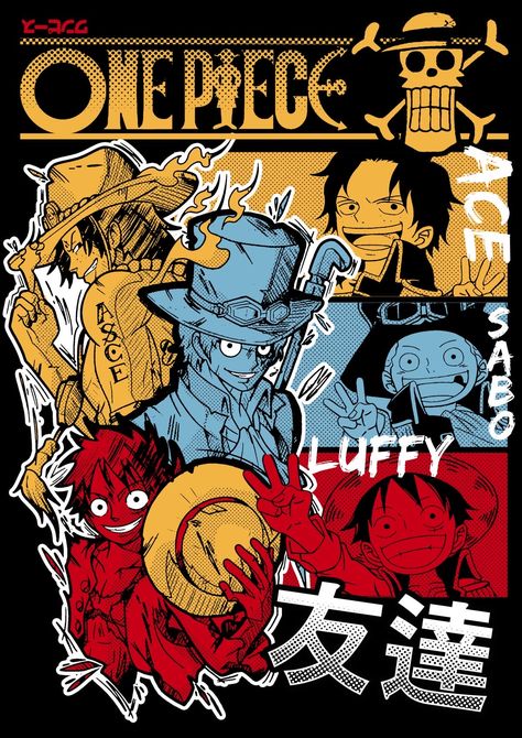 One Piece Poster, Cel Shading, Typography Shirt Design, Streaming Anime, Sublimacion Ideas, One Piece Design, Download Anime, Desain Buklet, Desain Editorial