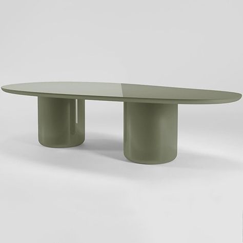 Laghi #2 Dining Table - Property Furniture Minimal Dining Table, Minimal Dining, Arthur's Seat, Arthurs Seat, Color Furniture, Support Structure, Ral Colours, Tv Console, Straight Lines