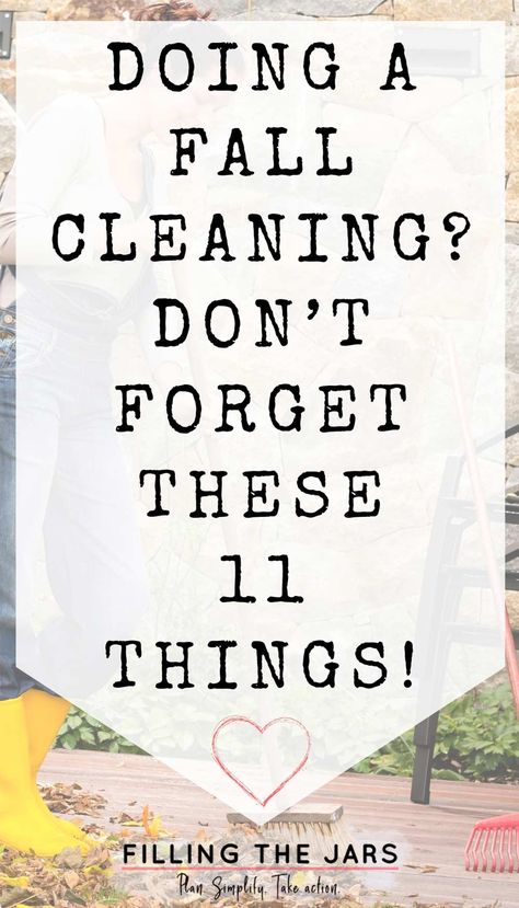 Seasonal Cleaning Checklist, Fall Cleaning Checklist, Winter Cleaning, Seasonal Cleaning, Fall Clean Up, Cleaning Inspiration, Clean Kitchen Cabinets, Outdoor Trash Cans, Cleaning Schedule Printable