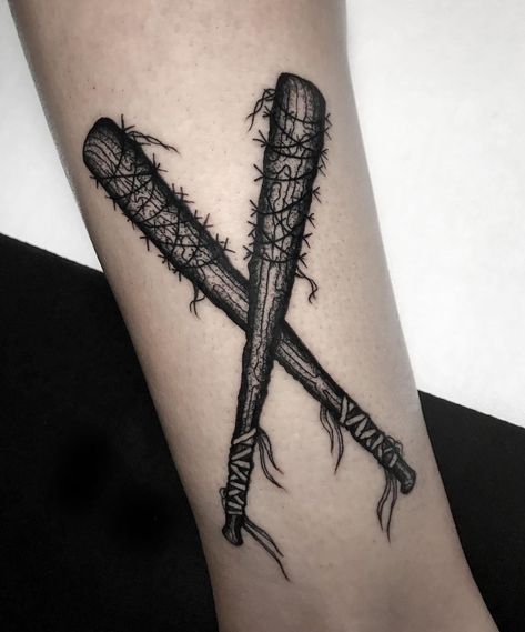 Baseball Bat Tattoo Ideas, Baseball Bat Tattoo, Barbed Wire Bat, Barbed Wire Tattoos, Bat Tattoo, Baseball Bats, Dope Tattoos, Barbed Wire, Free Time