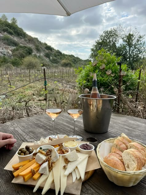 #wine #winery #vineyards #cheeseboard #rosé Wine Tasting Vineyard, Winery Mood Board, Wine Yard Aesthetic, French Winery Aesthetic, Winery Vibes, Wine Tasting Fall, Winery Aesthetics, Wine Tasting Aesthetic, Winery Proposal