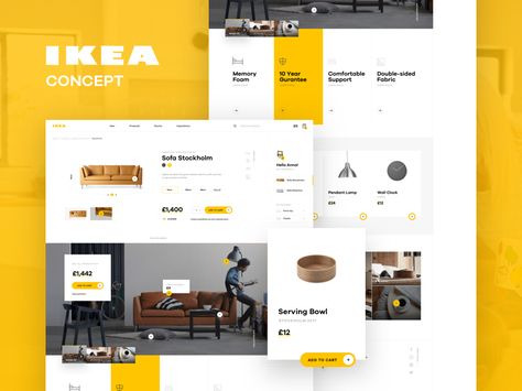 IKEA online experience redesigned – concept by Michal Parulski #furniture #ikea #interior Ikea Branding, Product Redesign, Vintage Tshirt Design, Ikea Interior, Ikea Website, Brand Advertising, Fun Website Design, Modern Website, User Experience Design