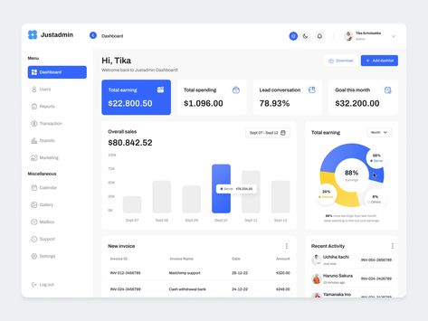 App Mobile Design, Finance Dashboard, Ux Animation, Motion App, Web App Development, Billing Software, Admin Dashboard, Dashboard Ui, Web Design Tips