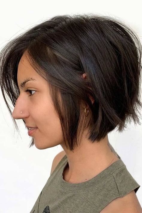 44 Super Cute Short Bob Hairstyles For Women Textured Balayage, Kort Bob, Modern Shades, Balayage Bob, Bob Hairstyles For Thick, Bob Hairstyles For Fine Hair, Short Bob Haircuts, Penteado Cabelo Curto, Bob Haircut